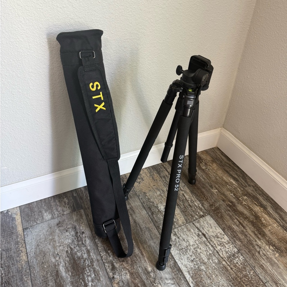 STX Black Tripod with Carrying Case
